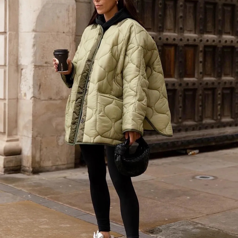 Frankie Shop Quilted Padded Ripstop Jacket